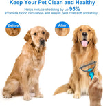 🐾 FLASH SALE: 50% OFF! ✨ Double-Sided Deshedding Pet Brush – Dual-Sided, Ergonomic & Gentle for Dogs & Cats 🐶