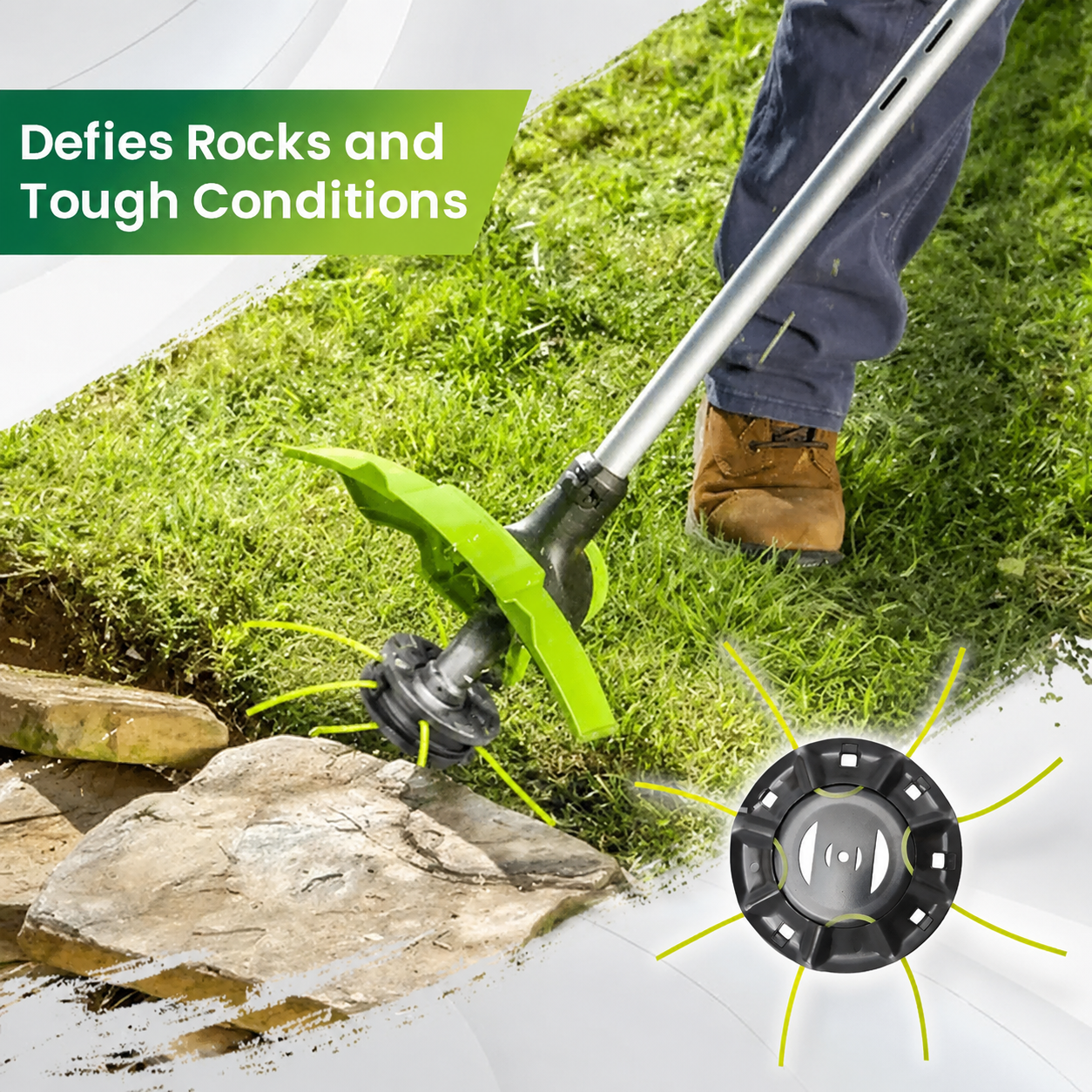 🍀Universal Steel Wire Trimmer Head Replacement-Heavy-Duty Weed Brush Cutter