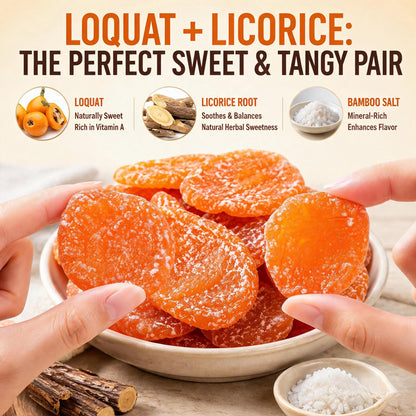 💪 Smart Daily Snack Choice ✅🌿 Antioxidant-Rich Dried Loquat Slices for Energy Support, Fresh Flavor & Natural Confidence