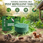 💥LAST DAY SALE 50%OFF💥🟢 Natural Peppermint Rodent Repellent Tablets – 10 Pack