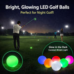⛳ LED Golf Balls – Glow-in-the-Dark Night Play Set 🔥