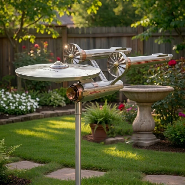 🚀✨ Interstellar Starship Wind Spinner