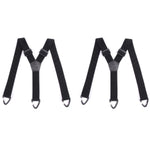 Gentleman's X-Back Suspenders with Hook Clips