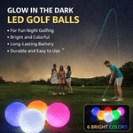 ⛳ LED Golf Balls – Glow-in-the-Dark Night Play Set 🔥