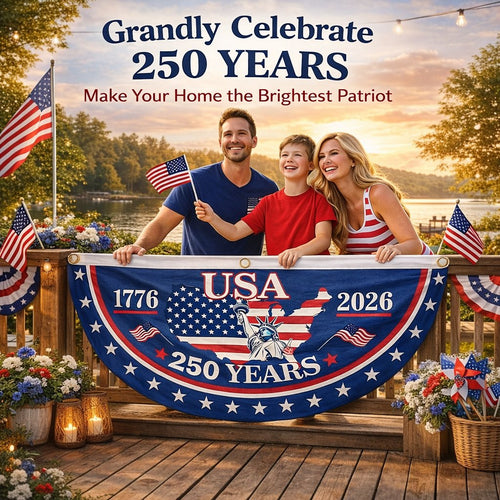 250th🎖️Anniversary Banner – Fade-Resistant✨