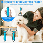 🐾 FLASH SALE: 50% OFF! ✨ Double-Sided Deshedding Pet Brush – Dual-Sided, Ergonomic & Gentle for Dogs & Cats 🐶