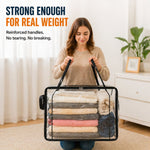 🎁Large Size 50% Off📦Large Heavy-Duty Thick Plastic Clear Storage Bag for Clothes, Moving & Storage