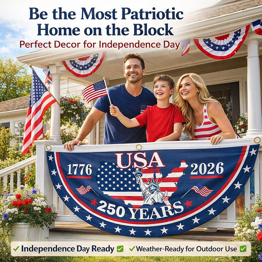 250th🎖️Anniversary Banner – Fade-Resistant✨