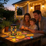 🔥HOT SALE 49% OFF-🌞Colorful Sunflower Glow Solar Garden Lantern