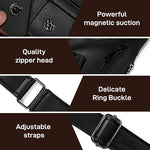 Premium Leather Adjustable Underarm Shoulder Bag for Men & Women