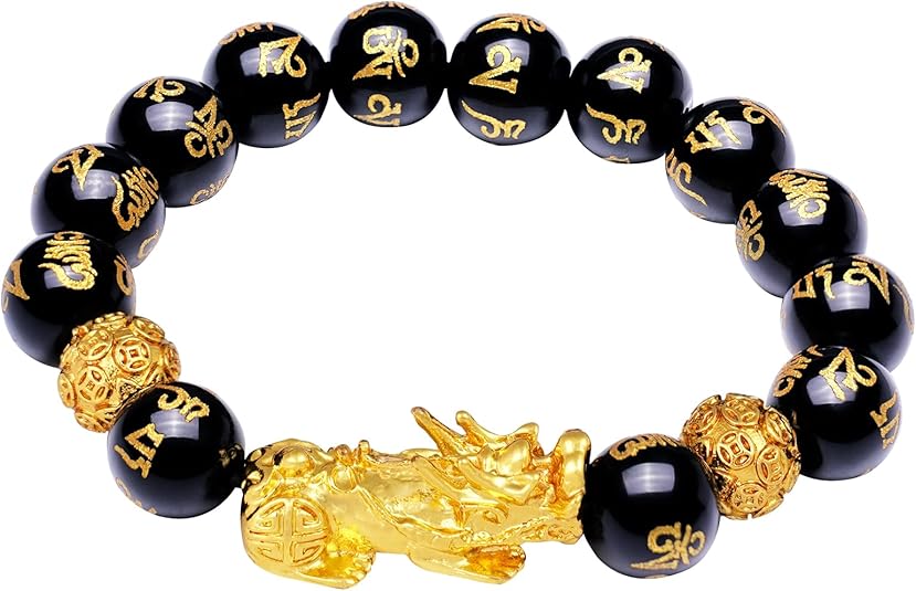 🔥🎉DIYSTAR Pi Xiu Obsidian Bracelet – Unlock Wealth & Attract Good Fortune