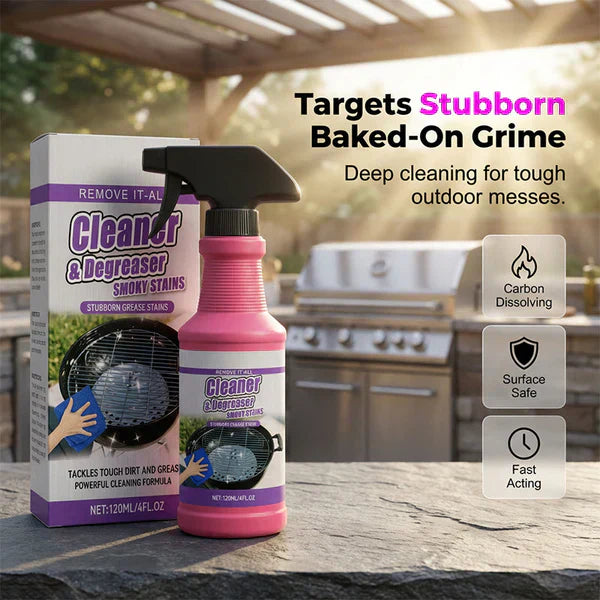 🌞Summer Hot Sale-60% Off!!🌿Fast-Acting Heavy-Duty Grill Degreaser Spray