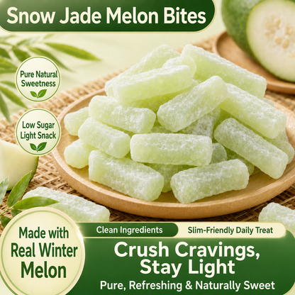 💪Say goodbye to high-calorie snacking—eat clean, stay lean! 🍨 Snow Jade Melon Bites