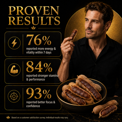 🔥👍Ultimate Testosterone Revival 🚗💯Antioxidant-Rich Golden Titan Tamarind Reserve Slices for Better Bedroom Performance | Support Energy, Stamina & Bedroom Confidence Naturally