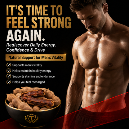 🔥👍Ultimate Testosterone Revival 🚗💯Antioxidant-Rich Golden Titan Tamarind Reserve Slices for Better Bedroom Performance | Support Energy, Stamina & Bedroom Confidence Naturally