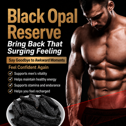 🔥👍Ultimate Testosterone Revival 🚗💯Antioxidant-Rich Black Opal Reserve Slices for Better Bedroom Performance | Support Energy, Stamina & Bedroom Confidence Naturally