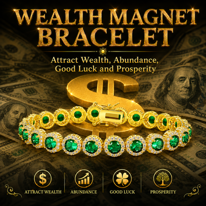 💰 Wealth Magnet Bracelet – Attract Wealth & Abundance💸