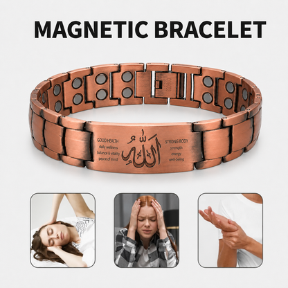Double Strength Copper Magnetic Therapy Bracelet