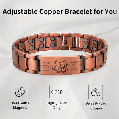 Double Strength Copper Magnetic Therapy Bracelet