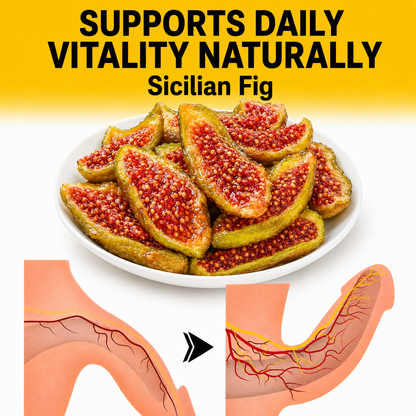 🔥👍Ultimate Testosterone Revival 🚗💯Antioxidant-Rich Sicilian Fig Slices for Better Bedroom Performance | Support Energy, Stamina & Bedroom Confidence Naturally