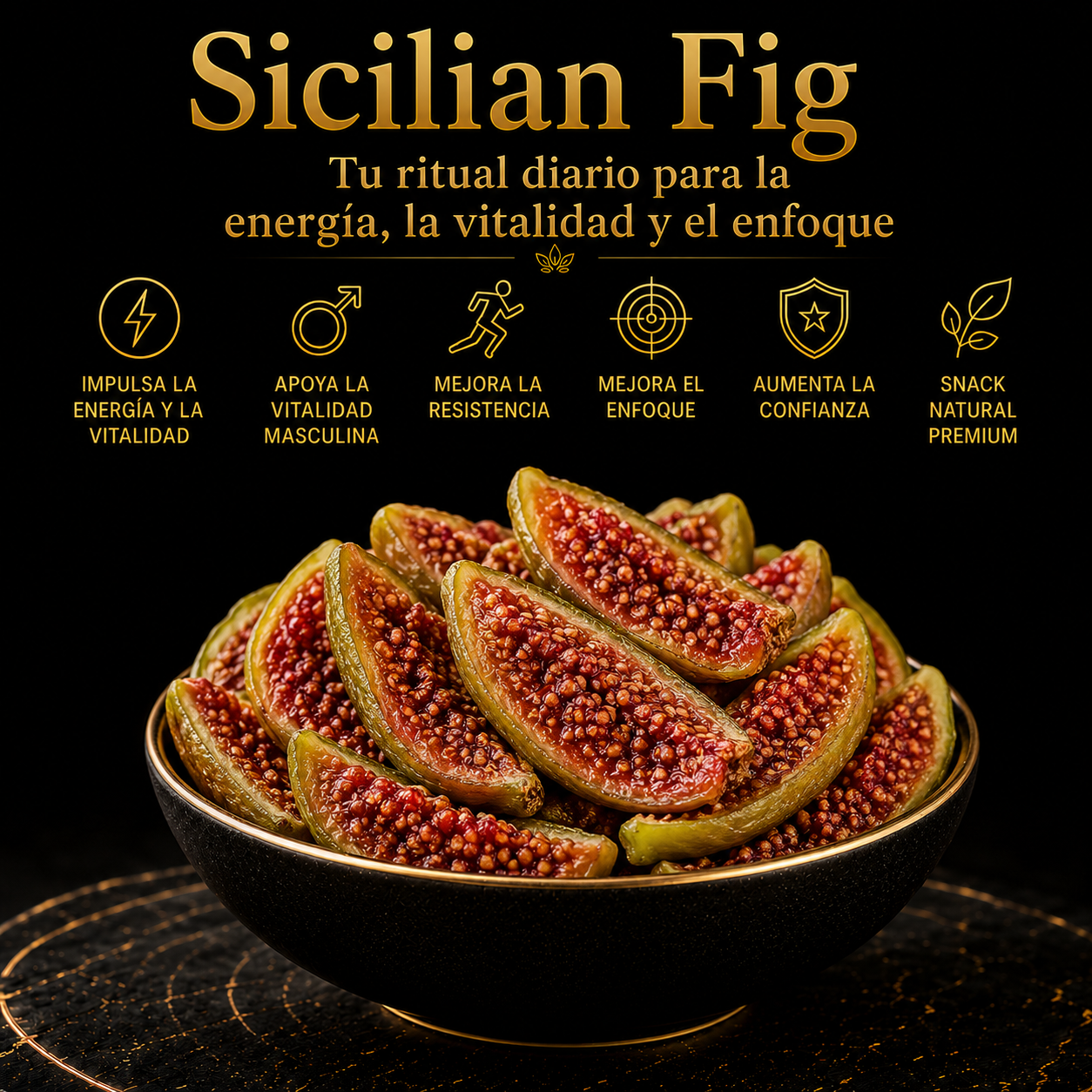 🔥👍Ultimate Testosterone Revival 🚗💯Antioxidant-Rich Sicilian Fig Slices for Better Bedroom Performance | Support Energy, Stamina & Bedroom Confidence Naturally