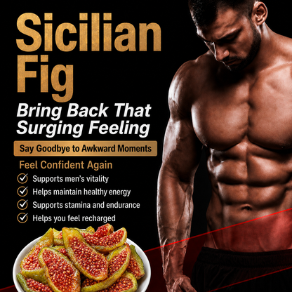 🔥👍Ultimate Testosterone Revival 🚗💯Antioxidant-Rich Sicilian Fig Slices for Better Bedroom Performance | Support Energy, Stamina & Bedroom Confidence Naturally