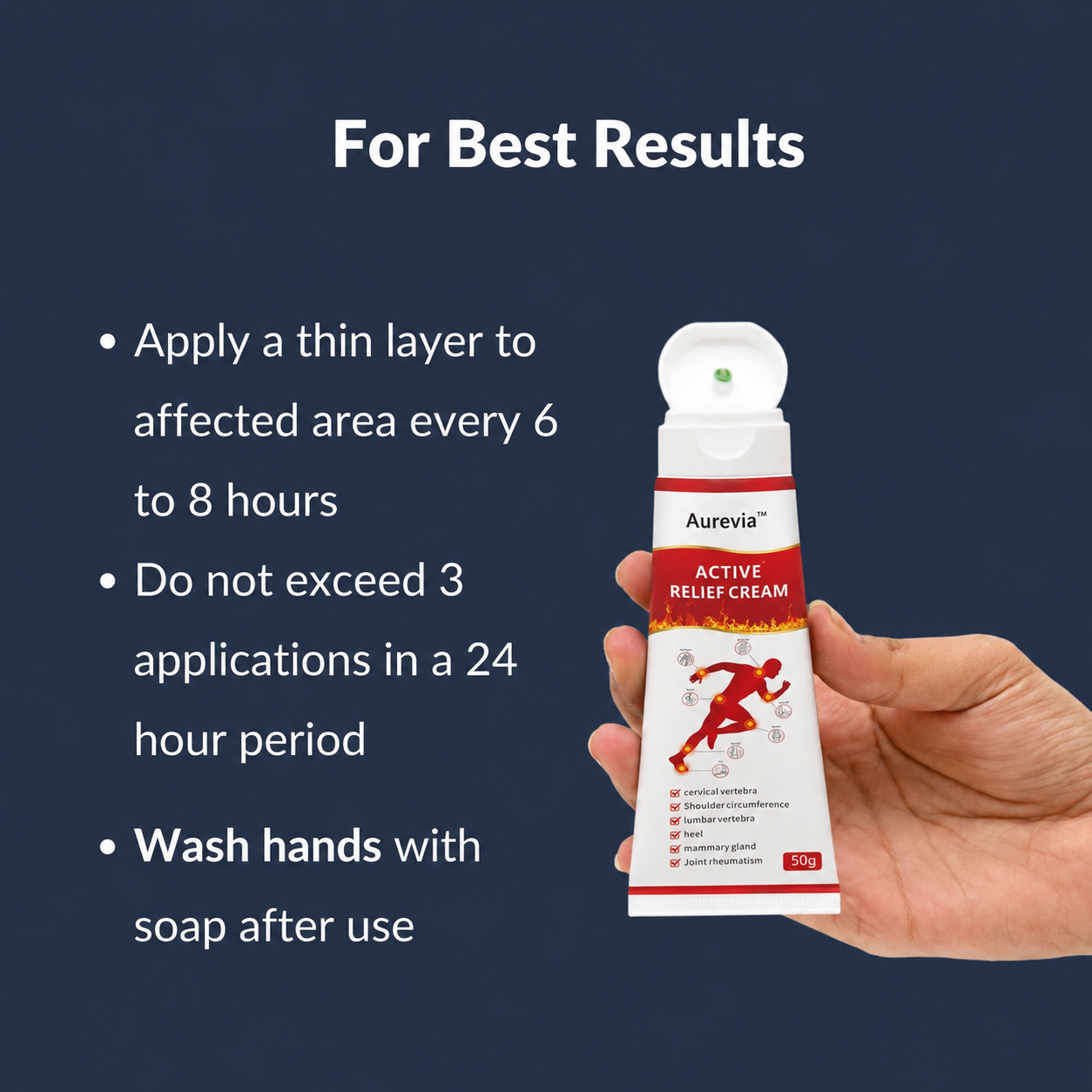 Aurevia™ Active Relief Cream Rapid Nerve Pain Relief Cream