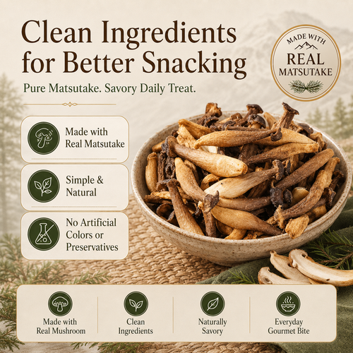💪Say goodbye to high-calorie snacking—eat clean, stay lean! 🍨 European Alpine Matsutake