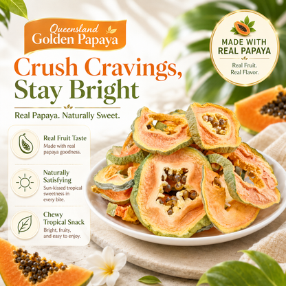 💪Say goodbye to high-calorie snacking—eat clean, stay lean! 🍨 Queensland Golden Papaya