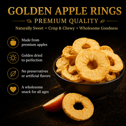 🥇🥦Ultimate Testosterone Revival ✅💯Antioxidant-Rich Golden Apple Rings Slices for Better Bedroom Performance | Support Energy, Stamina & Bedroom Confidence Naturally