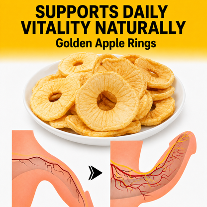 🥇🥦Ultimate Testosterone Revival ✅💯Antioxidant-Rich Golden Apple Rings Slices for Better Bedroom Performance | Support Energy, Stamina & Bedroom Confidence Naturally