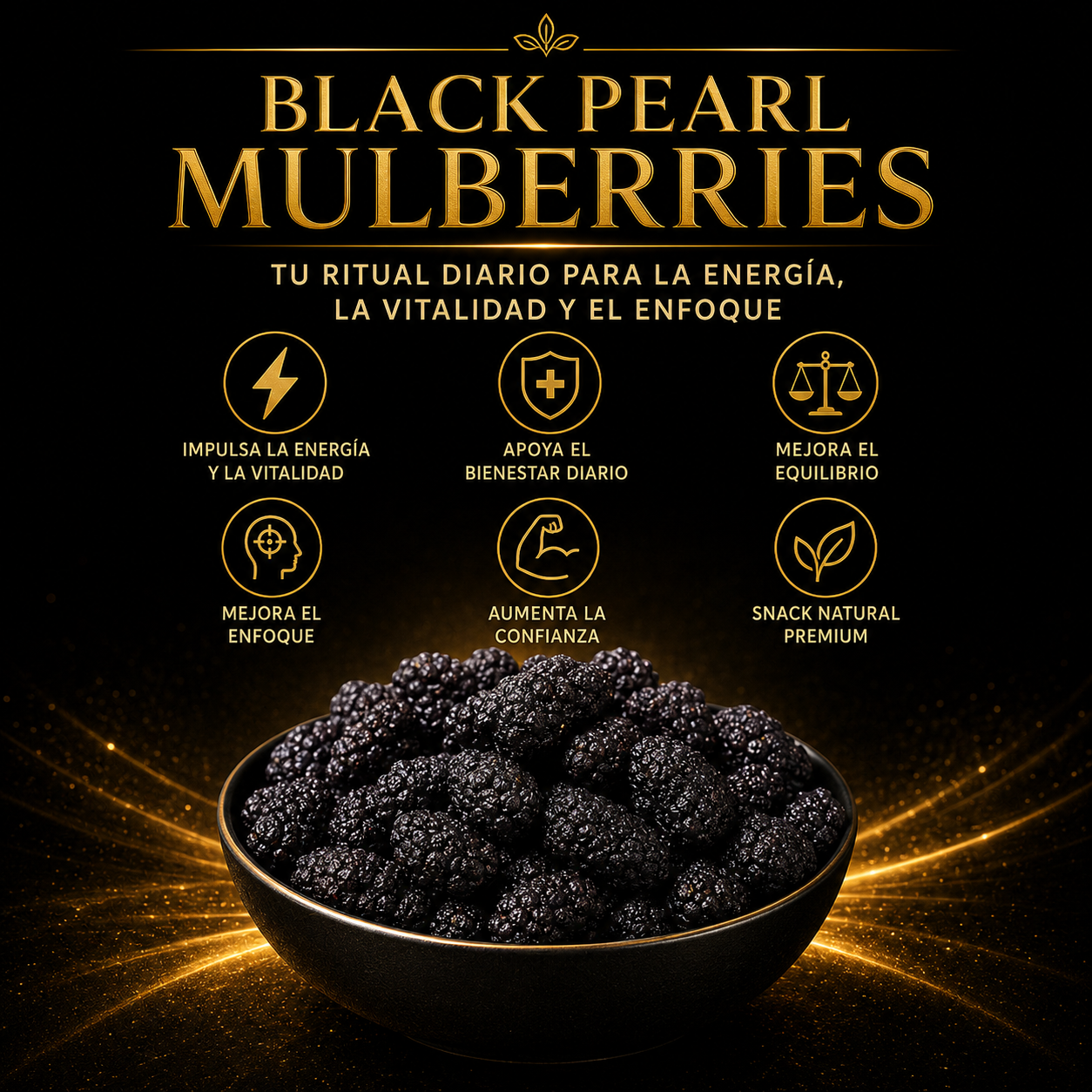 🏆 Ultimate Testosterone Revival 🔥 ✅ 💯 Black Pearl Mulberries Slices for Better Bedroom Performance