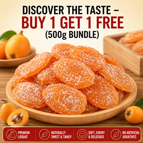 💪 Smart Daily Snack Choice ✅🌿 Antioxidant-Rich Dried Loquat Slices for Energy Support, Fresh Flavor & Natural Confidence