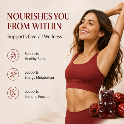 ✨ FUTURE QUEEN Prenatal Iron Gummies for Women – Gentle Daily Iron Support for Mom, Baby Development & Healthy-Looking Hair 🌸🧸