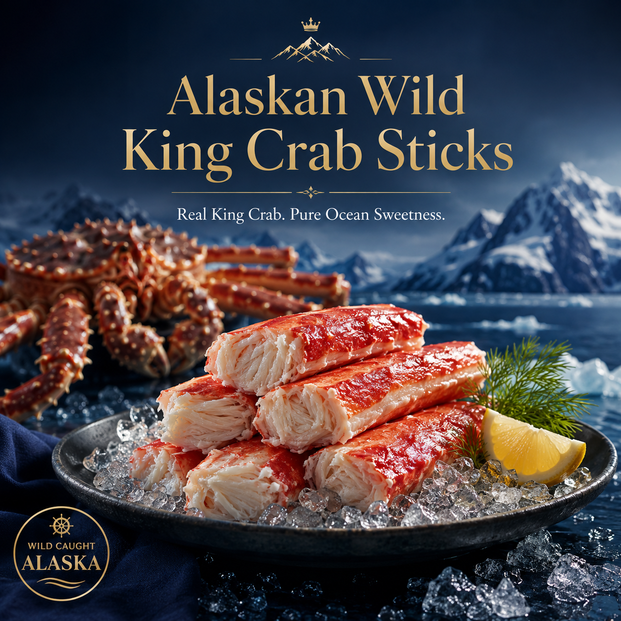 🌊 Alaskan Deep-Sea King Crab Essence Sticks 🦀