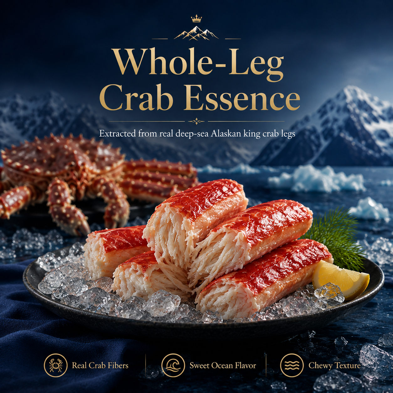 🌊 Alaskan Deep-Sea King Crab Essence Sticks 🦀