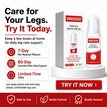 💪Advanced Strength Far-Infrared Therapy Gel 🔥 — Deep-Acting Care for Varicose Veins 🦵✨
