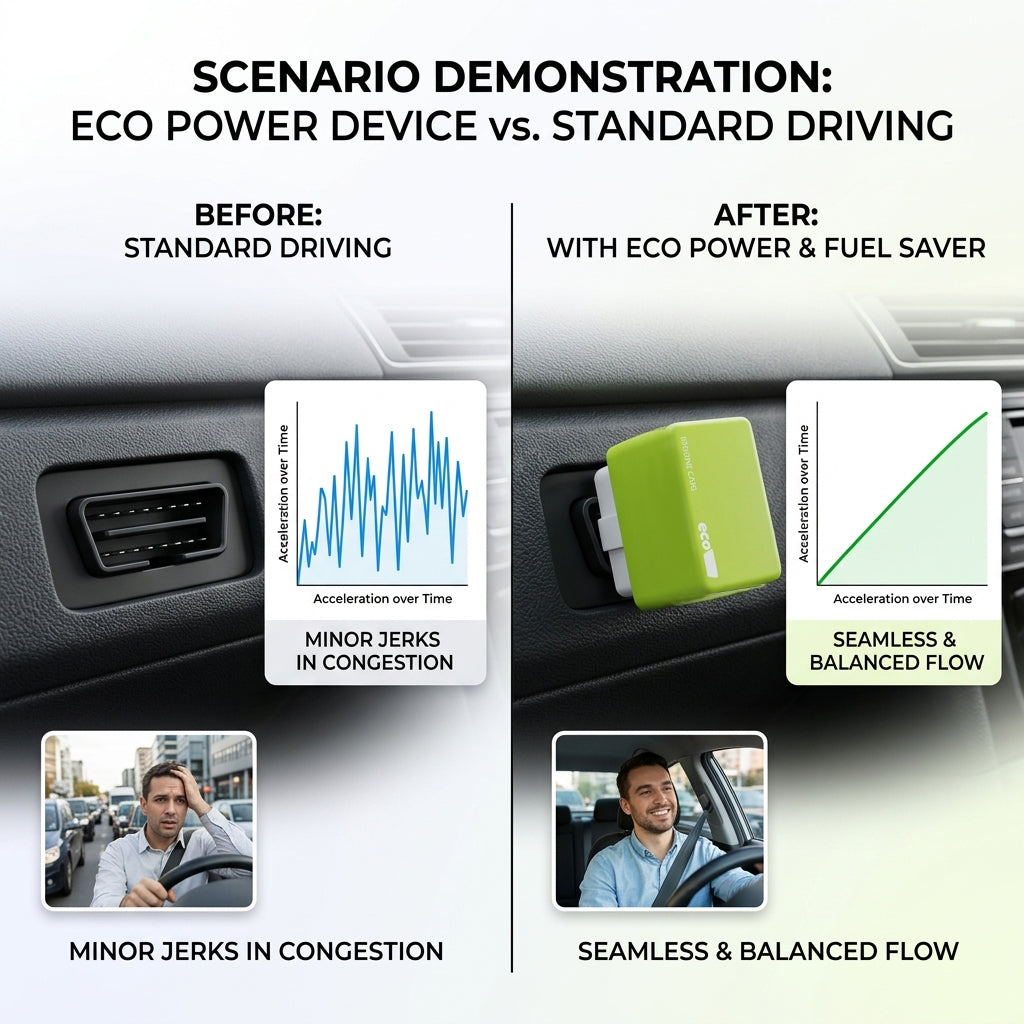 ⚡ OBD2 ECO Power & Fuel Saver Device