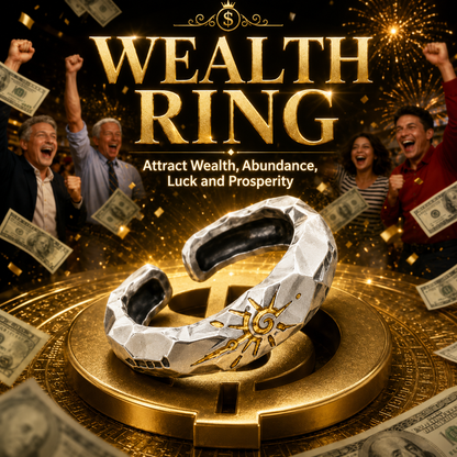💰 Fortune Flow Money Ring – Attract Wealth & Abundance💸