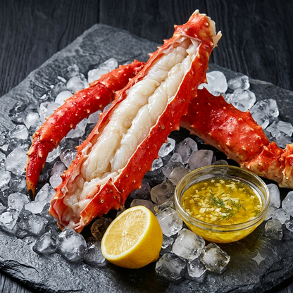 Flash-Frozen Alaskan KingCrab Legs - Wild-Caught, Sweet &Tender Meat