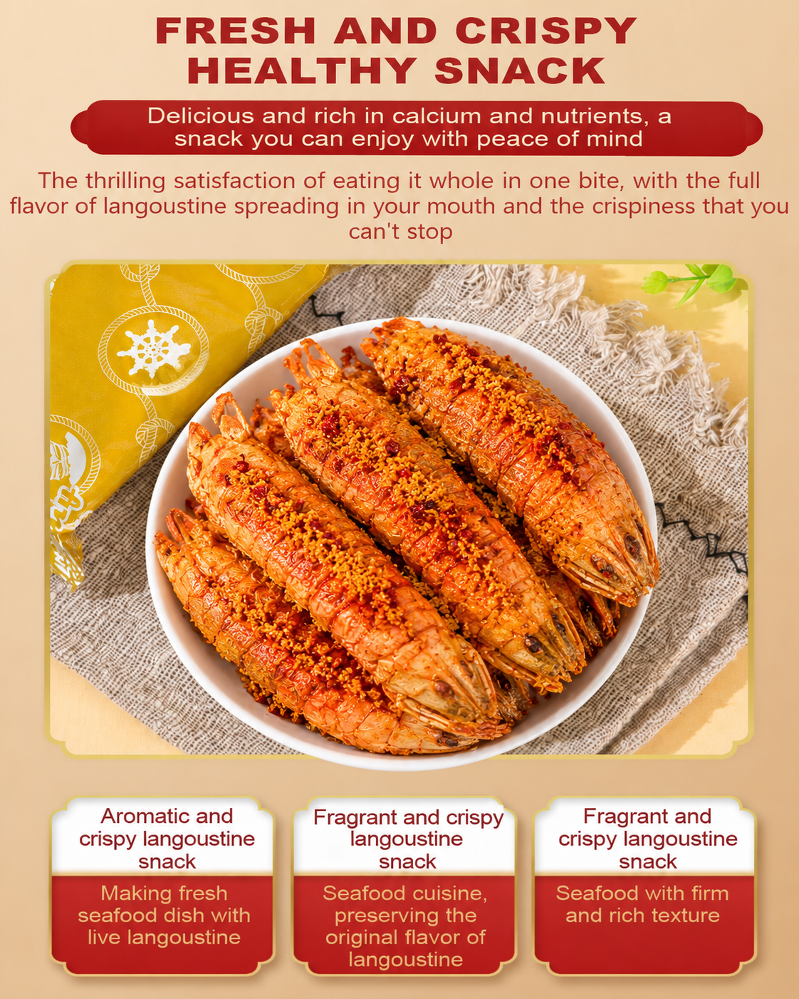 🦐 Alaskan Mantis Shrimp - 🏆💎 Ready to Eat High-Protein Seafood Snack