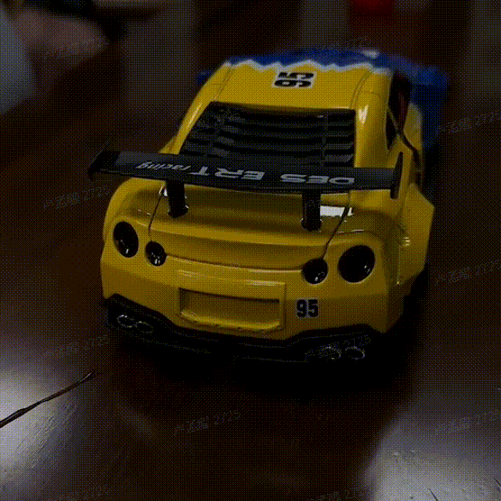 Hypercar Alarm Clock with Engine Sound, Exhaust Effect & LED Lights – Desk Gift for Car Lovers