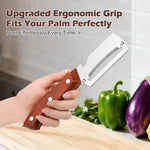 😍Wooden-Handled Stainless Steel Sharp Peeler